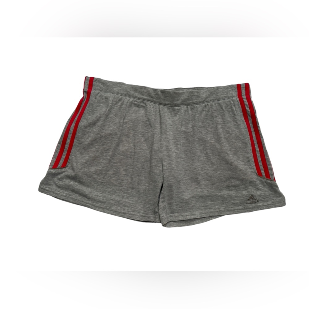 Adidas Women’s Sports  Shorts Gray/Red Size:XL